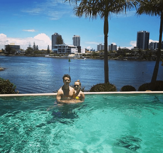 Robbie Kruse Vacation With Wife